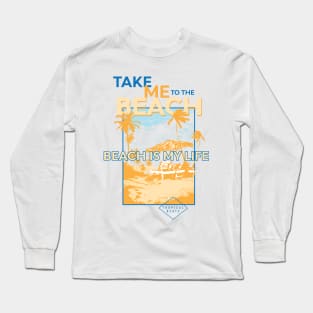 tropical Beach is my life Long Sleeve T-Shirt